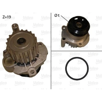 Imagem de VALEO 506874 Bomba de água com juntas sem tampa SEAT: Ibiza 3, Córdoba II Sedan, VOLKSWAGEN: Polo IV Hatchback, SKODA: Fabia I Hatchback