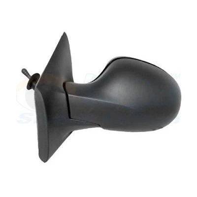 Imagem de Espelho retrovisor Van Wezel 4371803 esquerda preto rugoso completo, não esférico, ajustável pelo interior RENAULT: TWINGO 2