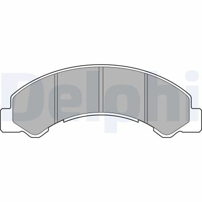 Imagem de DELPHI LP2769 Jogo de pastilhas para travão disco com avisador sonoro desgaste chapa anti ruído acessórios