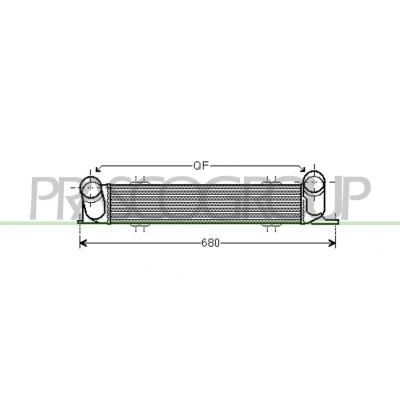 Imagem de PRASCO BM024N002 Intercooler com acoplamentos rápidos BMW: 3 Touring, Sedan, 1 Hatchback