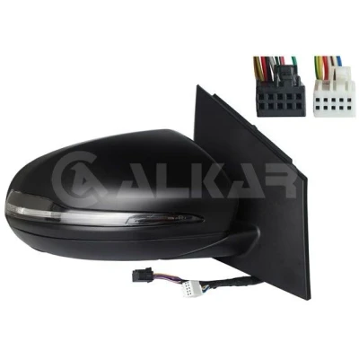 Imagem de Espelho retrovisor Alkar 6142214 à direita com subcapa elétrico aquecível, memória, não esférico para veículo volante esquerda