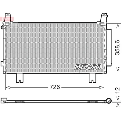 Imagem de DENSO DCN40032 Condensador com secador R 134a