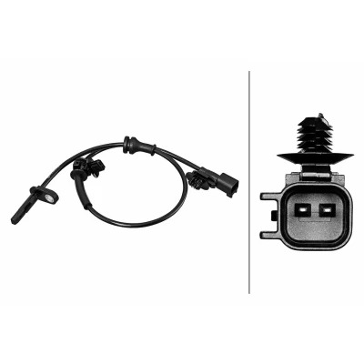 Imagem de HELLA 6PU 358 218 391 Sensor de ABS Eixo traseiro Hall 2 540 TESLA: Model 3