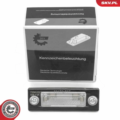 Imagem de Luz de chapa matrícula ESEN SKV 72SKV007
