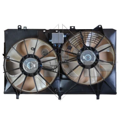 Imagem de NRF 47724 ventilador de radiador 375 12 150 com estrutura do (caixilho) módulo comando