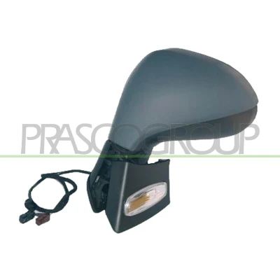 Imagem de Espelho retrovisor Prasco PG3207334P Premium esquerda com subcapa elétrico aquecível, dobrável electricamente, convexo PEUGEOT: 207 Hatchback, SW