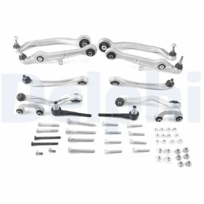 Imagem de DELPHI TC4343KIT Jogo de reparação, braço transversal Eixo dianteiro AUDI: A4 B7 Avant, A6 C6 Sedan