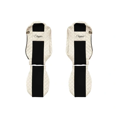 Imagem de F CORE Elegance Q FX13 CHAMP Capa para banco de automóvel beige Têxtil, Couro artificial