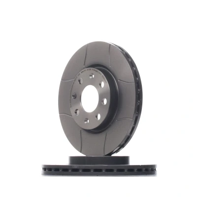 Imagem de BREMBO 09.5843.77 Disco de travão 257 22 4 fendido, interior ventilado revestido com parafusos FIAT: Grande Punto Hatchback, Evo Hatchback