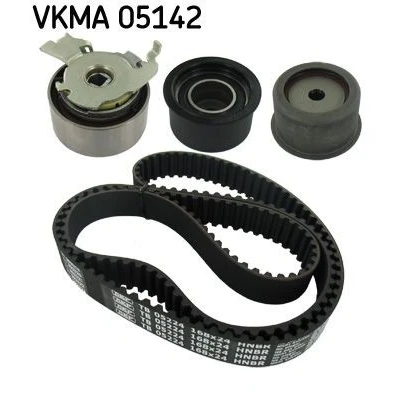Imagem de SKF VKMA 05142 Jogo de correias dentadas 168 com perfil dentado trapezoidal OPEL: Astra G CC, H Caravan, Hatchback