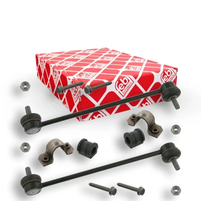 Imagem de FEBI BILSTEIN 37078 Kit de reparação, apoio da barra estabilizadora Eixo dianteiro com acoplamento