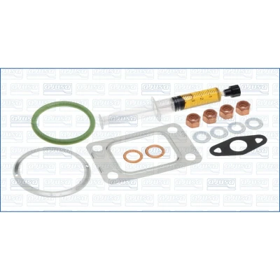 Imagem de AJUSA JTC12277 Kit de montagem, turbocompressor with studs, syringe oil com juntas instruções montagem