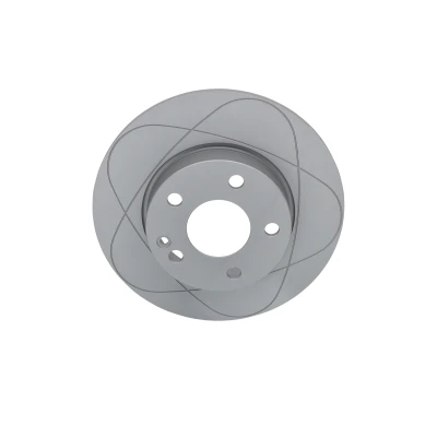 Imagem de ATE PowerDisc 24.0312 0167.1 Disco de travão 276,0 12,0 5 112,0 cheio revestido ligado/alto carbono com parafusos MERCEDES BENZ: Classe A