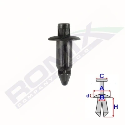 Imagem de Componentes de montagem para motas ROMIX ROM C70454
