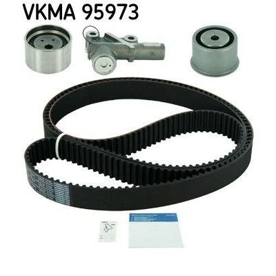 Imagem de SKF VKMA 95973 Jogo de correias dentadas 251 com amortecedor tensor, rolo tensor perfil dentado arredondado
