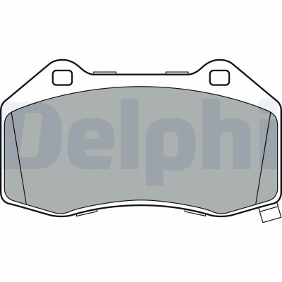 Imagem de DELPHI LP3388 Jogo de pastilhas para travão disco com avisador sonoro desgaste chapa anti ruído sem acessórios MAZDA: MX 5 IV