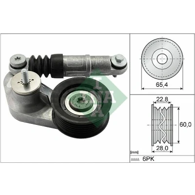 Imagem de INA 534 0595 10 Tensor, correia trapezoidal estriada LAND ROVER: Range Rover Evoque