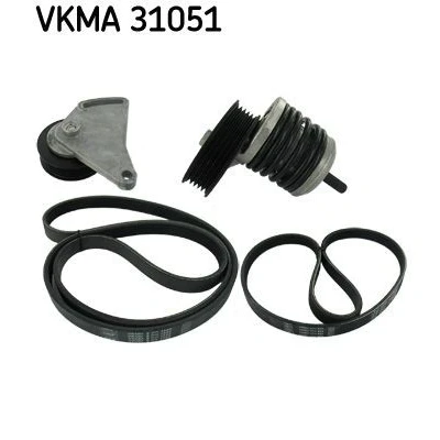 Imagem de SKF VKMA 31051 Jogo de correias trapezoidais estriadas AUDI: A4 B5 Avant, Sedan, A6 C5 VOLKSWAGEN: Passat Variant, Sedan