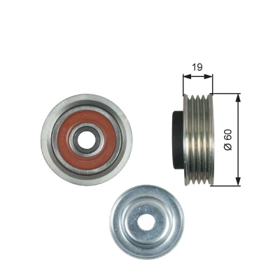 Imagem de GATES T39181 Polia Tensora FleetRunner Micro V Stretch Fit SUZUKI: SWIFT 4