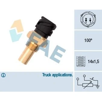 Imagem de FAE 34375 Sensor da Temperatura do Líquido de Refrigeração