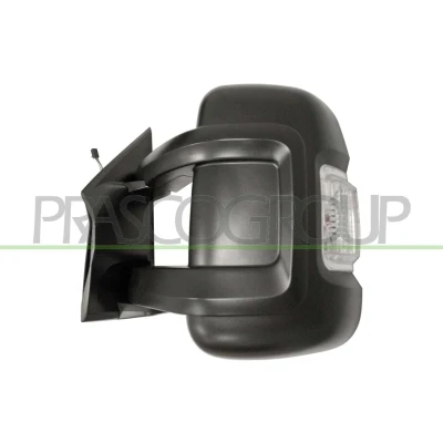 Imagem de espelho retrovisor Prasco FT9307114 esquerda preto elétrico aquecível, braço do comprido, convexo FIAT: Ducato III Van