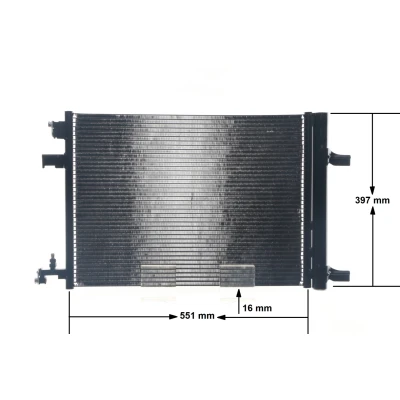 Imagem de MAHLE ORIGINAL AC 636 000S Condensador com secador 12 8,7 531 OPEL: Zafira B, Astra J Sports Tourer, C CHEVROLET: Cruze Sedan