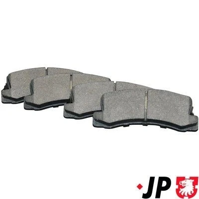 Imagem de JP GROUP 4863700110 Jogo de pastilhas para travão disco Eixo traseiro com avisador sonoro desgaste TOYOTA: Corolla VIII Liftback