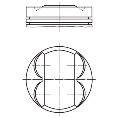 Imagem de Êmbolo MAHLE ORIGINAL 081 PI 00107 000