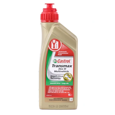 Imagem de CASTROL ATF DEX III MULTIVEHICLE 154EE8 Óleo de Caixa Automática 1 Vermelho BMW: X3, 5 Sedan, 3 Touring, FORD: MONDEO Kombi,