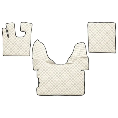 Imagem de F CORE Eco Leather Q FL09 CHAMP Conjunto de tapete chão Couro artificial 3 beige