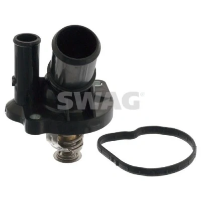 Imagem de SWAG 83 10 0232 Termóstato, líquido de refrigeração 82 com junta caixa FORD: Transit Connect V408 Van, Ranger Mk3, MONDEO 4, MAZDA: 6 SW