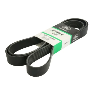 Imagem de GATES 10PK2480HD Correia trapezoidal estriada 2480 10 Poliéster, EPDM (borracha de etileno propileno dieno)