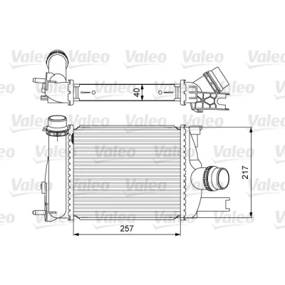 Imagem de VALEO 818622 Intercooler sem válvula de recirculação dos gases escape RENAULT: Captur, Clio 4