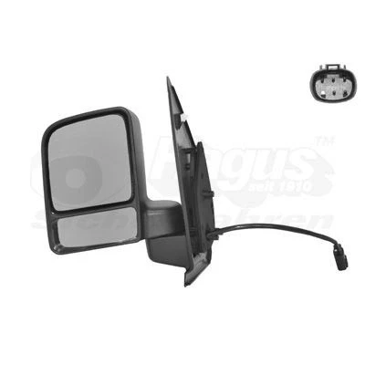 Imagem de espelho retrovisor Van Wezel 1884807 esquerda completo, convexo, para regulação eléctrica dos espelhos, aquecível, com grande angular