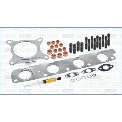 Imagem de ALANKO 10920847 Kit de montagem, turbocompressor com juntas perno roscado, porca, instruções montagem VOLKSWAGEN: Golf 6, 5