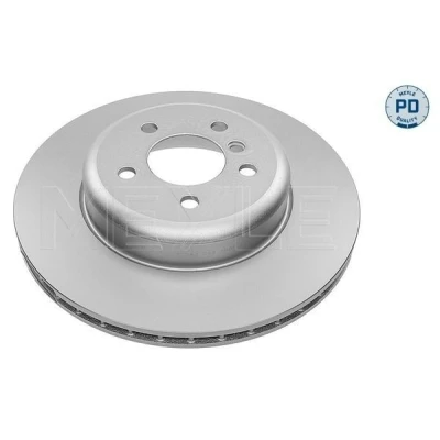 Imagem de MEYLE 383 523 1006/PD Disco de travão Eixo traseiro 345 24 5 120 ventilado Revestido a discos zinco alto carbono com parafusos PD Quality