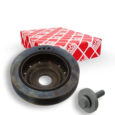 Imagem de FEBI BILSTEIN 45179 Polia da cambota 6PK 133,6 5 com parafuso, para RENAULT: MEGANE 1, LAGUNA 2 Grandtour, CLIO