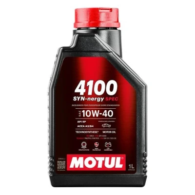 Imagem de Motul 4100 Syn nergy Spec 10W 40 1l Óleo do motor 112890 MERCEDES BENZ: Classe A, C Sedan, 190, VOLKSWAGEN: Golf 4, 5, Polo IV Hatchback