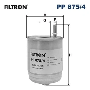 Imagem de FILTRON PP 875/4 Filtro de Combustível dos tubos 10 33 HYUNDAI: i30 III Carrinha