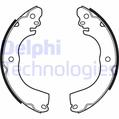 Imagem de DELPHI LS2111 Maxilas de Travão 203mm 32mm MITSUBISHI: Mirage / Space Star Hatchback