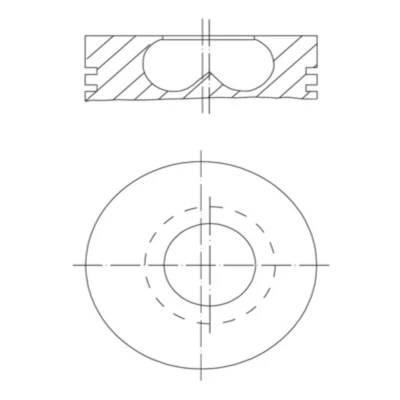 Imagem de Pistão MAHLE 081 PI 00123 002