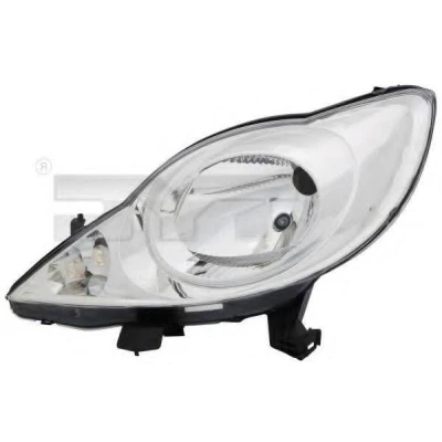 Imagem de TYC 20 11608 05 2 Farol Principal esquerda H4 para circulação pela direita sem motor elétrico PEUGEOT: 107 Hatchback