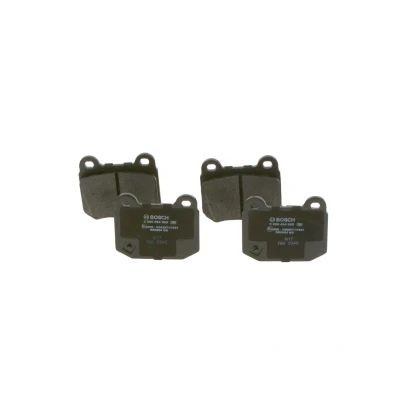 Imagem de BOSCH 0 986 494 865 Jogo de pastilhas para travão disco Baixo teor metálico com avisador sonoro desgaste chapa anti ruído