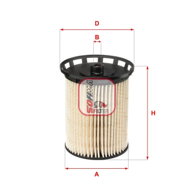 Imagem de SOFIMA S 6129 NE Filtro de Combustível Cartucho filtrante AUDI: Q7