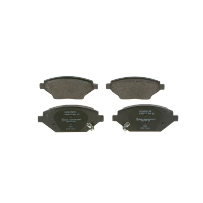 Imagem de BOSCH 0 986 424 843 Jogo de pastilhas para travão disco Baixo teor metálico com sensor desgaste integrado OPEL: Karl