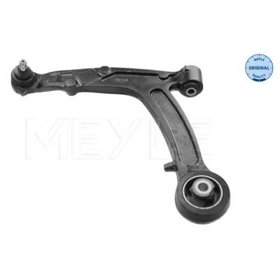 Imagem de MEYLE 216 050 0026 Braço de suspensão ORIGINAL Quality com apoio borracha em baixo, Eixo dianteiro, lado esquerdo transversal Aço