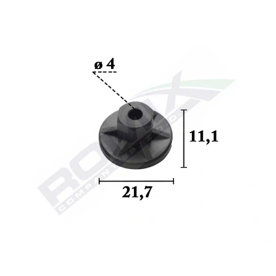 Imagem de ROMIX C70327 Grampo, friso VOLKSWAGEN: Tiguan I, Jetta 3, Touareg SEAT: Ibiza 2, Córdoba I Sedan, AUDI: A3 Hatchback, Q7