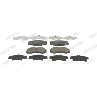 Imagem de FERODO PREMIER ECO FRICTION FDB1511 Jogo de pastilhas para travão disco com avisador sonoro desgaste sem acessórios OPEL: Frontera B SUV