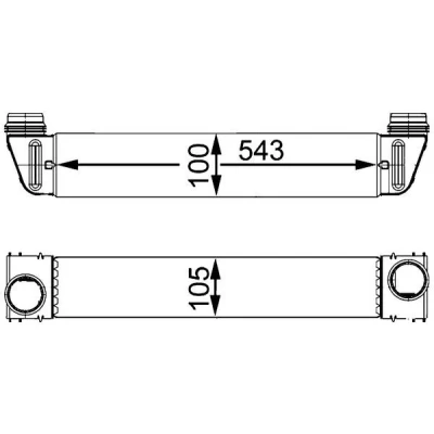 Imagem de MAHLE ORIGINAL CI 79 000S Intercooler