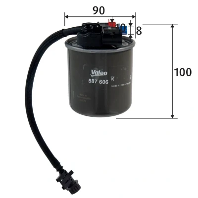 Imagem de VALEO 587606 Filtro de Combustível